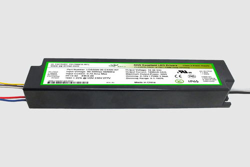50W LDS50W系列，無頻閃， 0-10V深度調光型，輔助12V